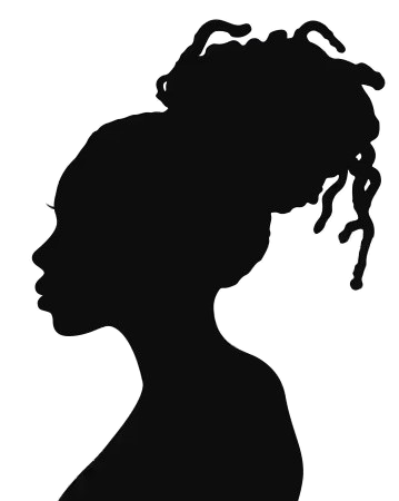 black woman silhouette profile vector 47273359 removebg preview