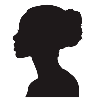 pngtree aesthetic woman head silhouette clipart vector png image 12587501