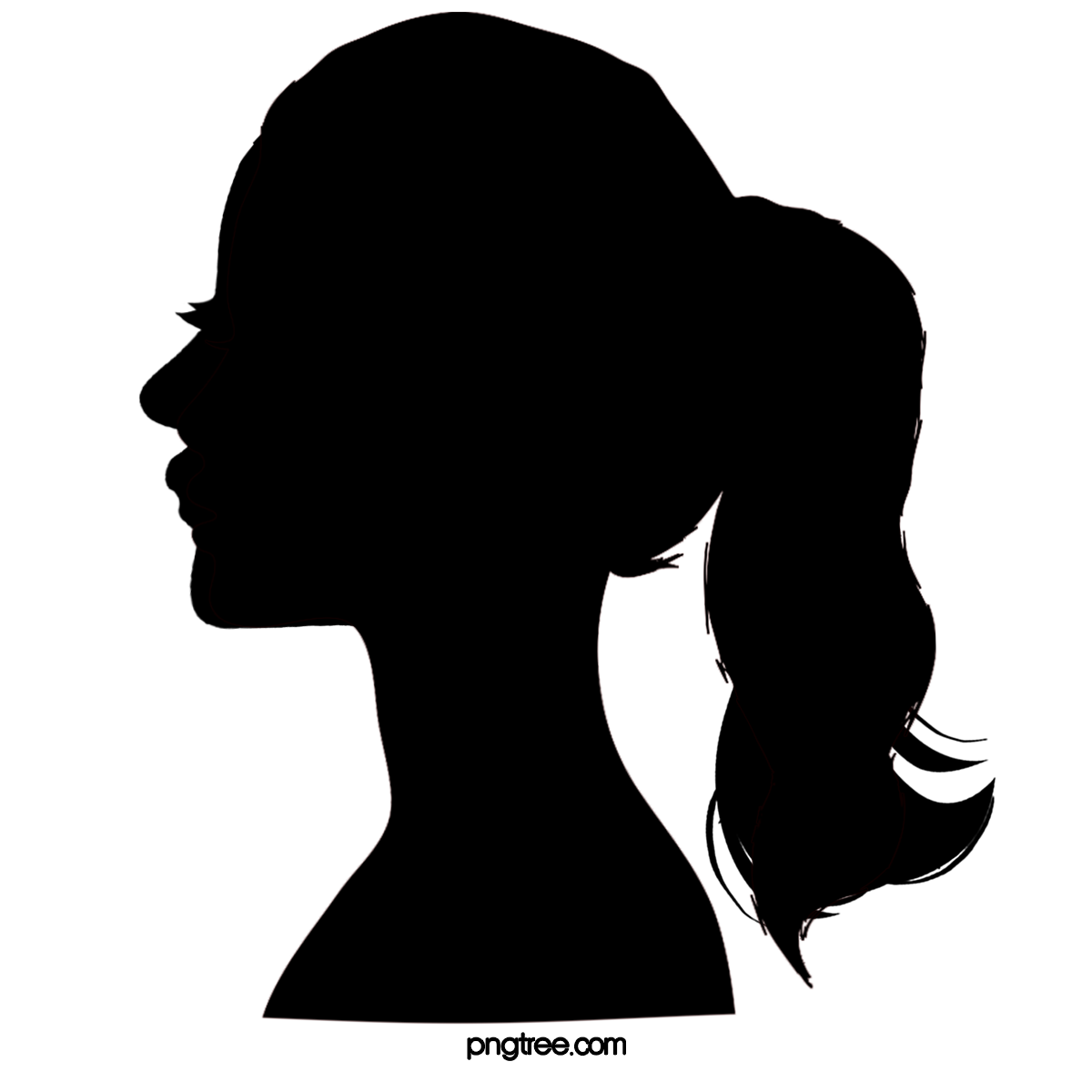 —pngtree—woman silhouette material 5054025